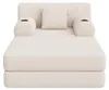Divano letto MODFU rivestito in tessuto corduroy, divano Anteprima dell’immagine prodotto 9