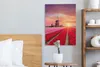 MuchoWow® - Leinwandbilder - Blumen - Windmühle - Tulpen - Produktbild-Vorschau 4