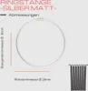 ALU RINGSTANGE Chrom Eloxiert RUND Ø 90 cm Produktbild-Vorschau 2