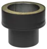 Übergangsstück Ø 150 mm EW auf DW Stahlblech schwarz Produktbild-Vorschau 5