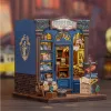 A miniature bookshop model with lights. Náhled obrázku produktu