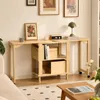 3-in-1 Massivholz Tisch Kiefer 160cm, Verwandelbarer Doppel Produktbild-Vorschau 2