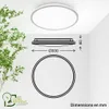 Briloner Lana A Lampe de plafond LED, CEE A source Voir les images du produit 5