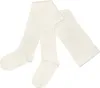 Damen Strumpfhose aus Baumwolle Glatt Unifarben Creme Größe Produktbild-Vorschau 1