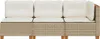vidaXL Gartensofa mit Kissen 3-Sitzer Beige Poly Rattan Produktbild-Vorschau 4