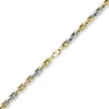 6-5mm-Halskette-aus-585-Gold-gelb-weiß-bicolor-50cm Produktbild-Vorschau