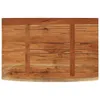 Mensola a muro 50x30x2,5 cm rettangolare in legno massiccio Anteprima dell’immagine prodotto 5