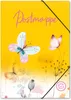 itenga Postmappe Gummizugmappe  A4 Motiv Schmetterling Produktbild-Vorschau 1