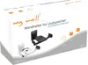The image shows the packaging of a pair of speaker brackets. Anteprima dell’immagine prodotto