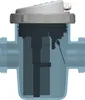 A cross-section view of a pool salt electrolysis system. Náhled obrázku produktu