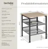 TecTake 404270, Boční/koncový kávový stolek, Dřevo Náhled obrázku produktu 5