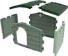 Bama Pet Cuccia Hondenhok 89x75x62 cm Groen Voir les images du produit 14
