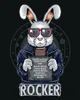 Zuty - Malen nach Zahlen - KANINCHEN ROCKER, 40x50 cm, mit Produktbild-Vorschau 1