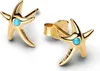 Boucles d'oreilles étoile de mer pour femmes, or IP de Voir les images du produit 3
