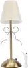 Lampa stołowa Bow, urocza, dekoracyjna, ładowalna, abażur z Podgląd zdjęcia produktu 1