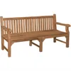 Teako Design Gartenbank Piceno Teakholz Massiv Wetterfest Produktbild-Vorschau 2