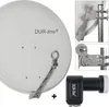 DUR-line Select 75/80cm Komplettanlage hellgrau + Quad LNB Produktbild-Vorschau 10