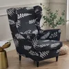 Topchances 2 Piece Wing Chair Cover, kryty židlí Wing Chair Náhled obrázku produktu 8