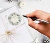 24x hochwertige Etiketten "Frohe Weihnachten" rund hohe Produktbild-Vorschau 2