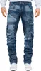 Kosmo Lupo Herren Jeans KM001 Blau W32/L32 Produktbild-Vorschau 1
