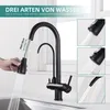 Küchenarmaturen 360°Schwenkbar 3 Wege Wasserhahn Küche mit Produktbild-Vorschau 4