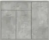vidaXL Příborník betonový šedý 88x30x70 cm výrobek z Náhled obrázku produktu 6