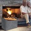 Panier à bois XXL pour bois de cheminée, 2 pièces Pliable Voir les images du produit 7