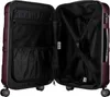 The interior of an open burgundy suitcase is shown. Anteprima dell’immagine prodotto