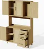 Credenza da cucina Sweiko da 183 cm, buffet, luci Anteprima dell’immagine prodotto 11