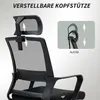 HOMCOM Bürostuhl Ergonomisch Drehstuhl mit Armlehne, Produktbild-Vorschau 5