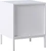 BELIANI Nachttisch mit 2 Schubladen weiß MDF modernes Produktbild-Vorschau 6