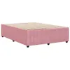 Bettgestell Rosa 140x200 cm Samt Produktbild-Vorschau 6