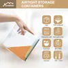 4L skladovací nádoby sada 6 vzduchotěsných nádob plastová Náhled obrázku produktu 3