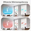 Verdunklungsrollo 70x210cm Weiß Thermorollo Fensterrollo Produktbild-Vorschau 4