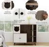 GOPLUS Katzenschrank Holz, Katzentoilette mit Produktbild-Vorschau 6