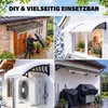 Outsunny Pultvordach Vordach für Haustür 303x96x27cm mit UV Produktbild-Vorschau 8