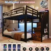 Etagenbett 140 x 200 cm mit LED-Lichtleiste & Produktbild-Vorschau 11
