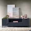 TV Lowboard in Indigo blau mit Rillenoptik 165 cm LAURO-161 Produktbild-Vorschau 1