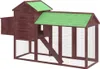 vidaXL Chicken Coop Mocha 193x65x117 cm borovicový masív Náhľad obrázku produktu 5