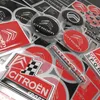 Aufkleber Citroen 3D Logo, schwarz, 2er-Set, 12 mm Produktbild-Vorschau 4