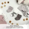 LaLoona babysokken set (0-3 maanden) - Grijs - Lang Productafbeelding-voorbeeld 4