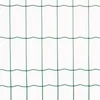 A close-up view of a green wire fence. Produktbild-Vorschau