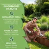 be4nature Bordure roulante flexible en bois 100 x 30 cm Voir les images du produit 3