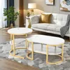 ProximaX 2er Set Kaffeetisch, Kombinierbarer Couchtisch mit Produktbild-Vorschau 10