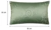 Kissenbezug 30x50 cm lindgrün Damast Circle Deko Produktbild-Vorschau 2