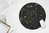 MuchoWow® Mauspad Mousepad Goldene Flocken auf schwarzem Produktbild-Vorschau 5
