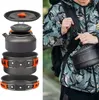 Kempingové nádobí pro venkovní kuchyňské vybavení Náhled obrázku produktu 4
