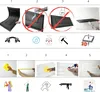 This image is a collage of instructional steps for installing wall panels, showing product features and application methods. Produktbild-Vorschau