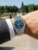 Festina Zegarek z datownikiem Classic Steel Swiss Made Blue Podgląd zdjęcia produktu 5
