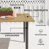 Outsunny Gartentisch 150x90cm, Balkontisch aus Stahl, Produktbild-Vorschau 7